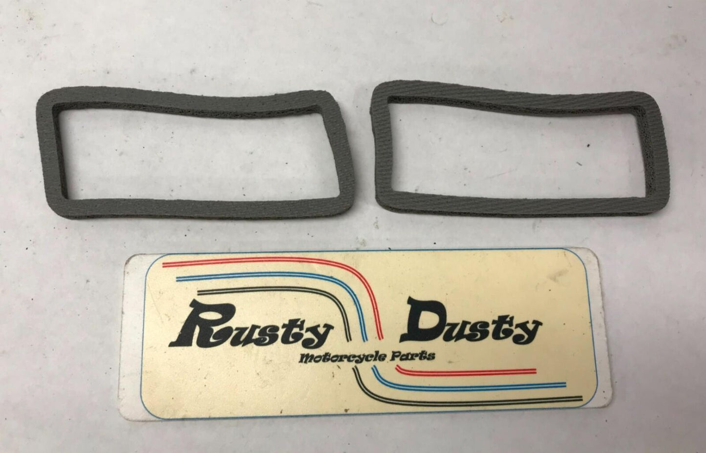 Lot of (2) Harley Tail Light Window Gaskets 55-72