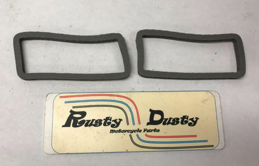 Lot of (2) Harley Tail Light Window Gaskets 55-72