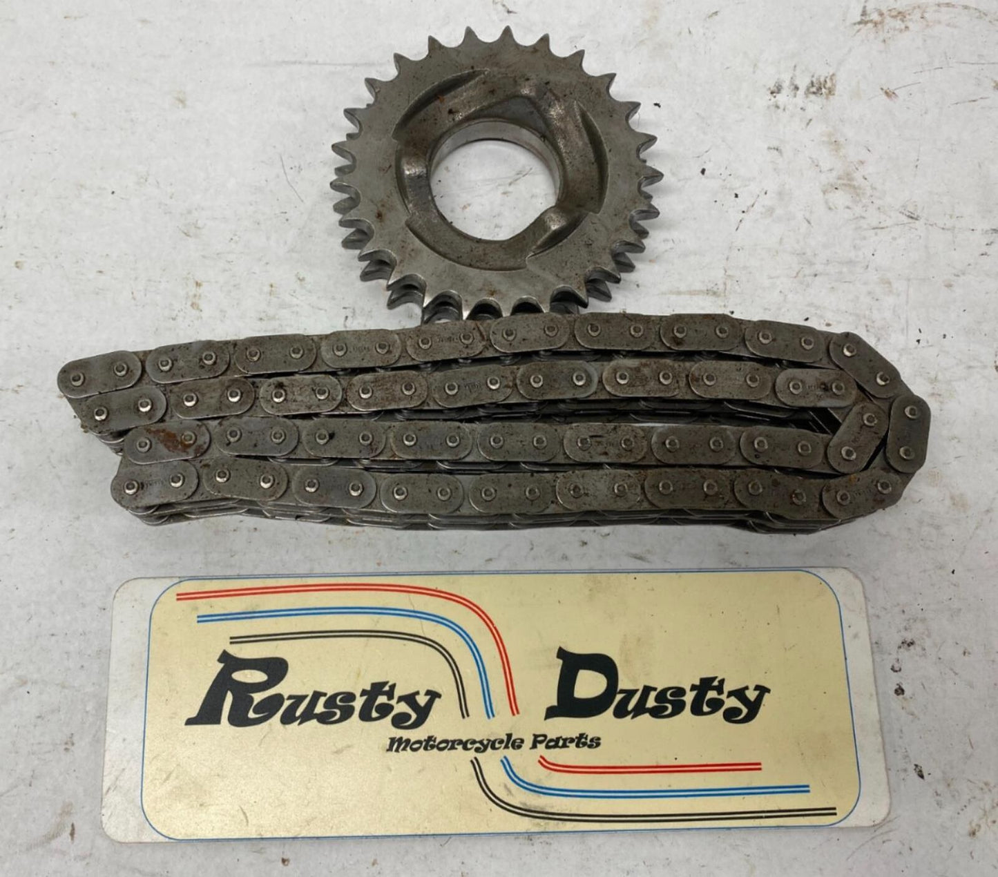 Harley Davidson Big Twin 25T Tooth Compensator Drive Sprocket & Chain
