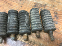 lot of (6) Vintage Harley Davidson Rubber Toe Shift Pad Peg