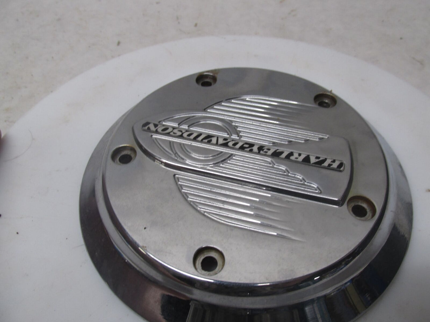 Harley Davidson FLSTS Heritage Springer Flying Wheel Air Cleaner Cover Insert