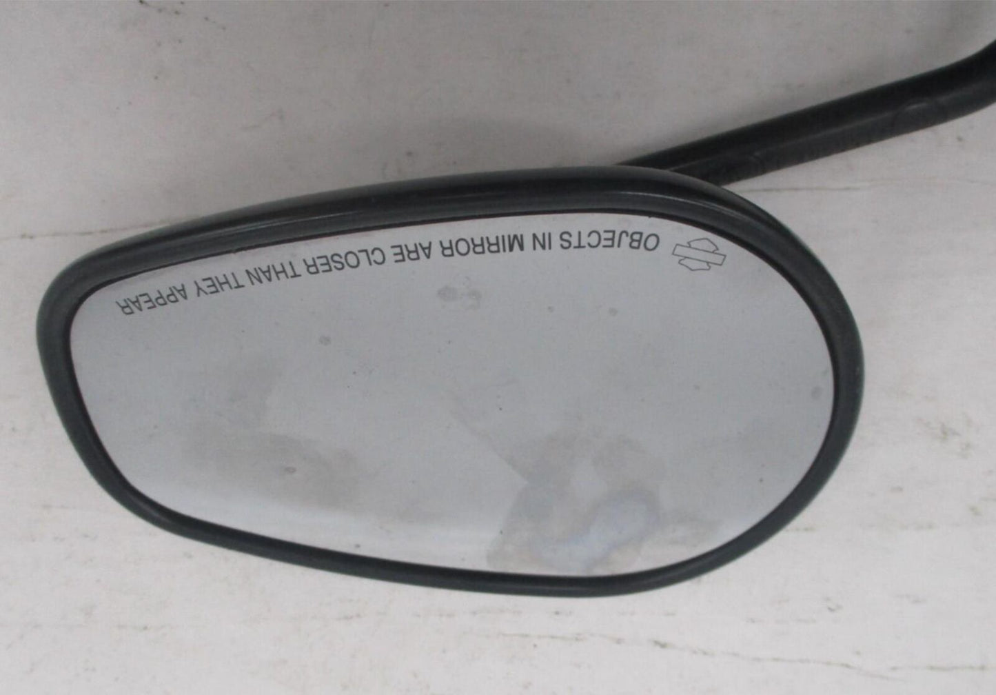 Harley Davidson Genuine Right Side Black Teardrop Mirror