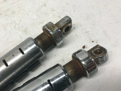 Pair (2) Original Harley Touring Highway Foot Peg Chrome Metal Rubber Shovelhead