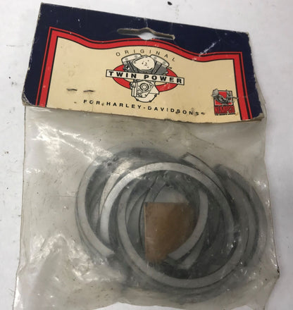 Twin Power 77-97 Sportster Sprocket Shaft Bearing Shims retaining Clips 60-3318