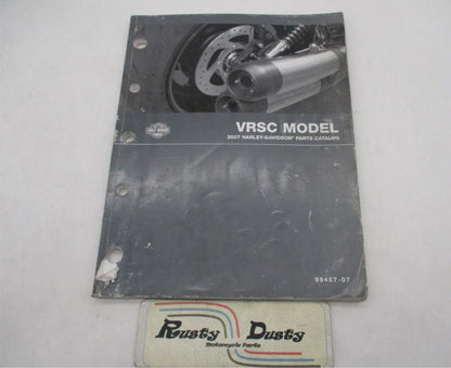 Harley Davidson Official Factory Genuine 2007 V-Rod VRSC Parts Catalog 99457-07
