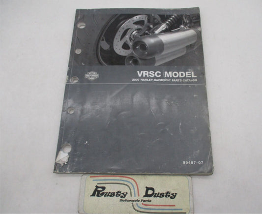 Harley Davidson Official Factory Genuine 2007 V-Rod VRSC Parts Catalog 99457-07