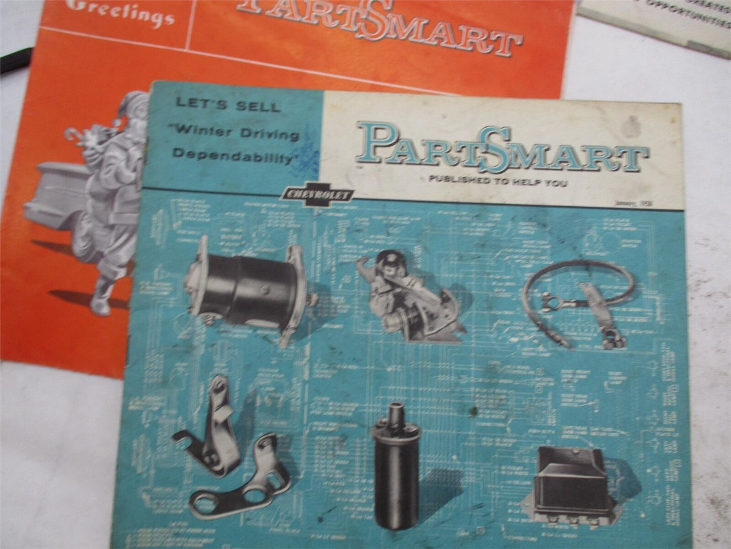 Lot of 6 Vintage Chevrolet Chevy Part Smart Car Manuals Books