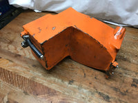 Harley-Davidson Custom L Shaped Orange Oil Tank Good Condition