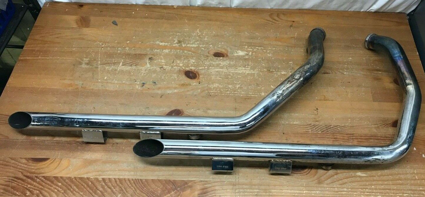 PHD-161 Cycle Shack Drag Slash Cut Exhaust For Harley Sportster Models 1200 XL