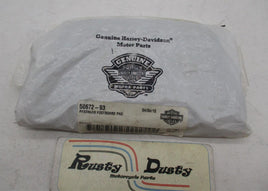 Harley Davidson Genuine NOS Passenger Footboard Pad 50672-93