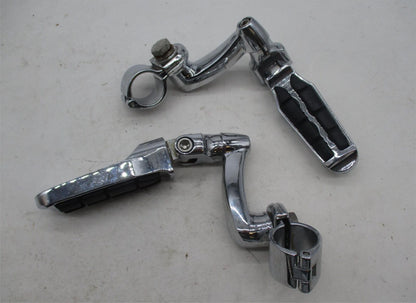 Harley Davidson Genuine Highway Pegs with Crash Engine Guard Bracket Clamps