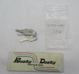 Harley Davidson Genuine NOS Ignition Key Set 71451-94A Code: 0JW1