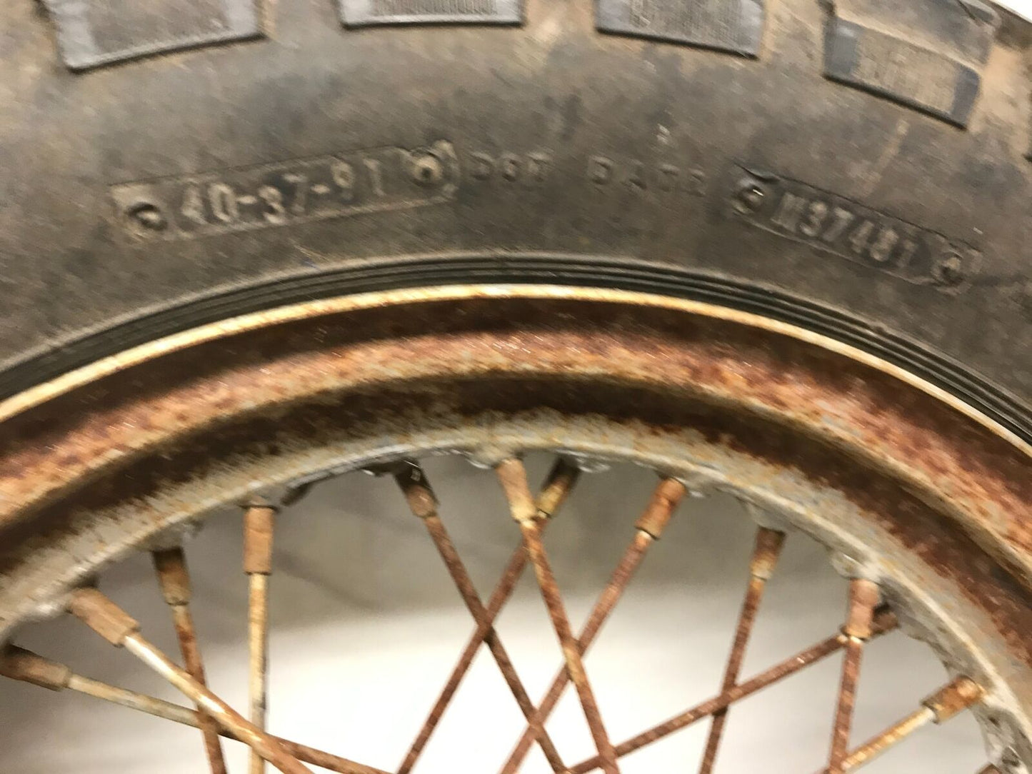 16" Rear Harley Spoke Wheel Shovelhead Spoke Chopper