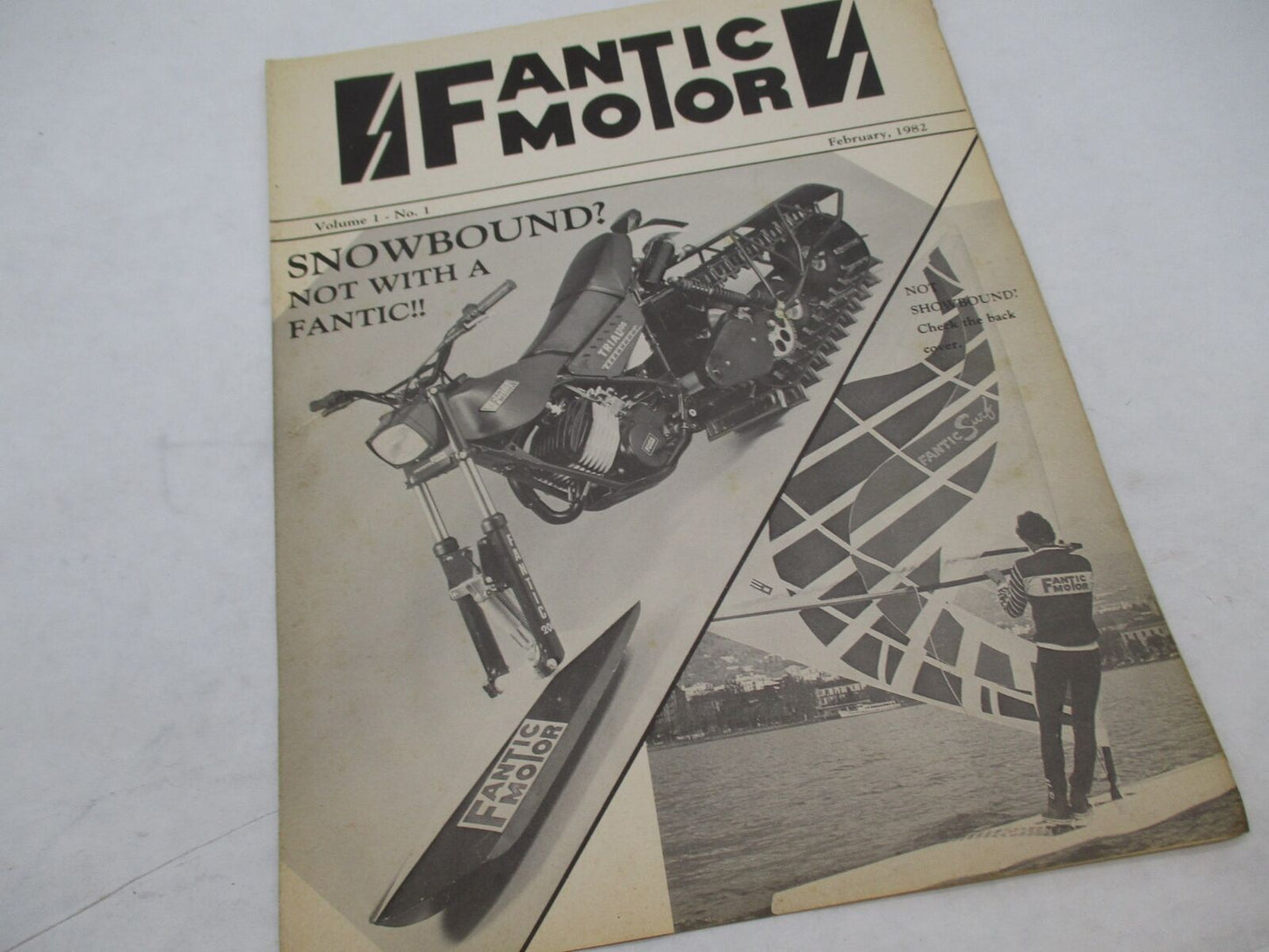 Vintage Original Fantic Motor 1982 Dealership Newsletter
