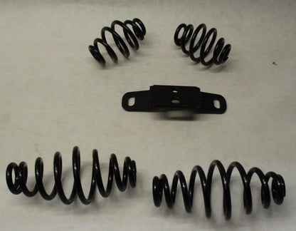 Harley Davidson Chopper Solo Set Black Seat Springs Hardware bracket