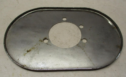 Harley Davidson Chrome Oval Bendix Carb Backing Plate