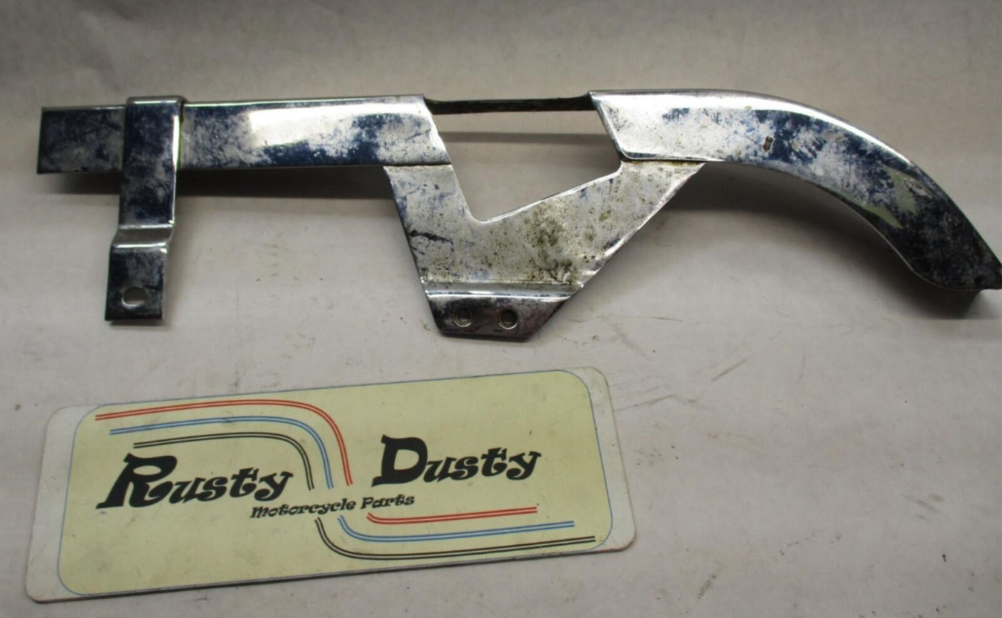 Harley Davidson Dyna Softail Chrome Upper Belt Guard