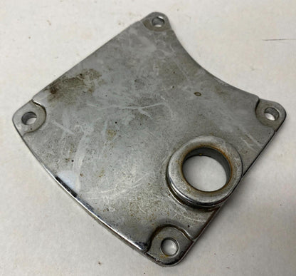 Harley Davidson Chrome Outer Primary Inspection Cover w/ Foot Peg Hole