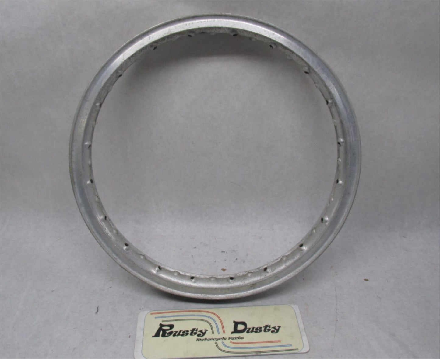 Vintage Dolomiti Aluminum 40 Spoke Motorcycle Wheel Rim 2.5 x 19" #7