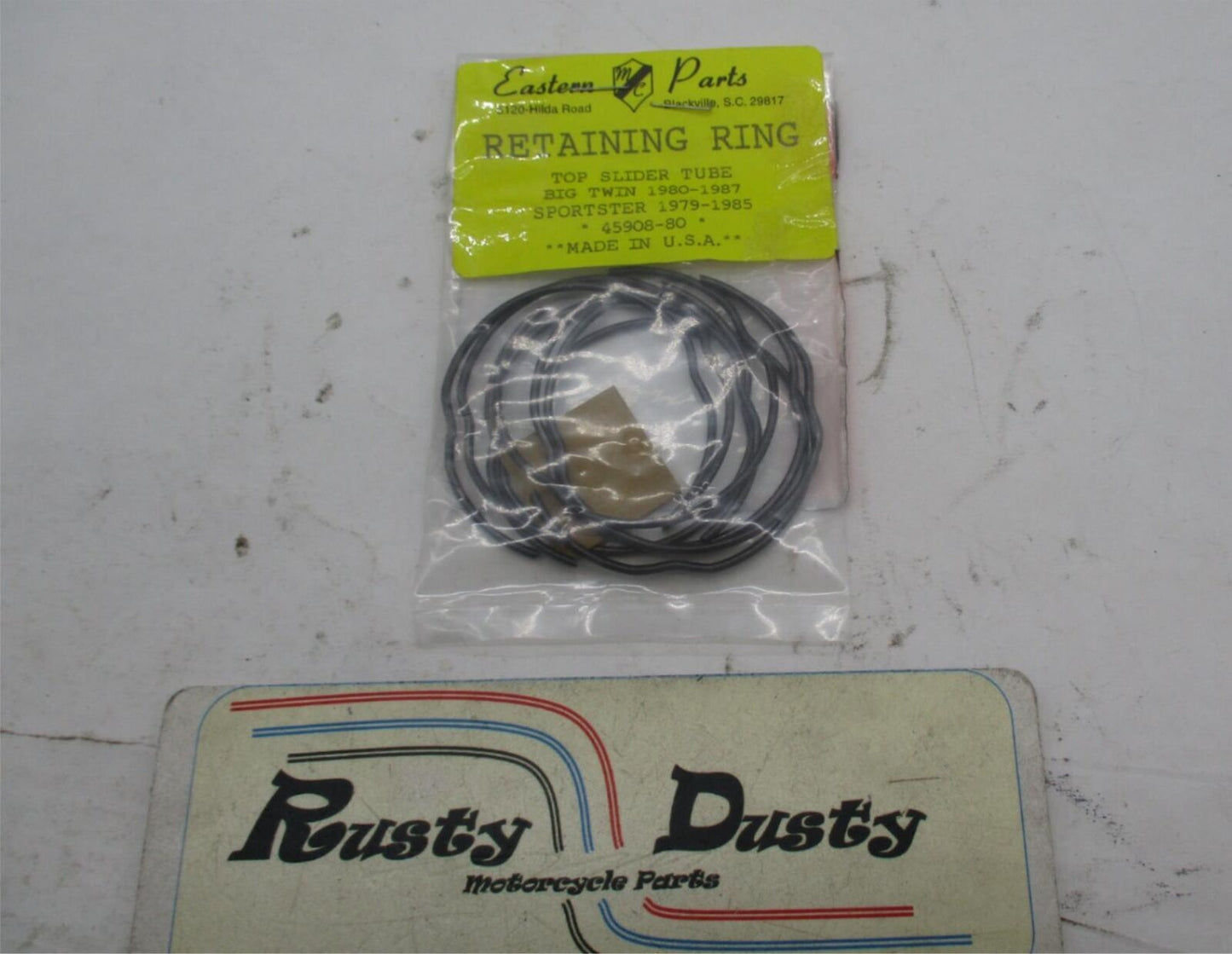 Lot of 8 Harley Davidson Fork Seal Retaining Rings 45908-80