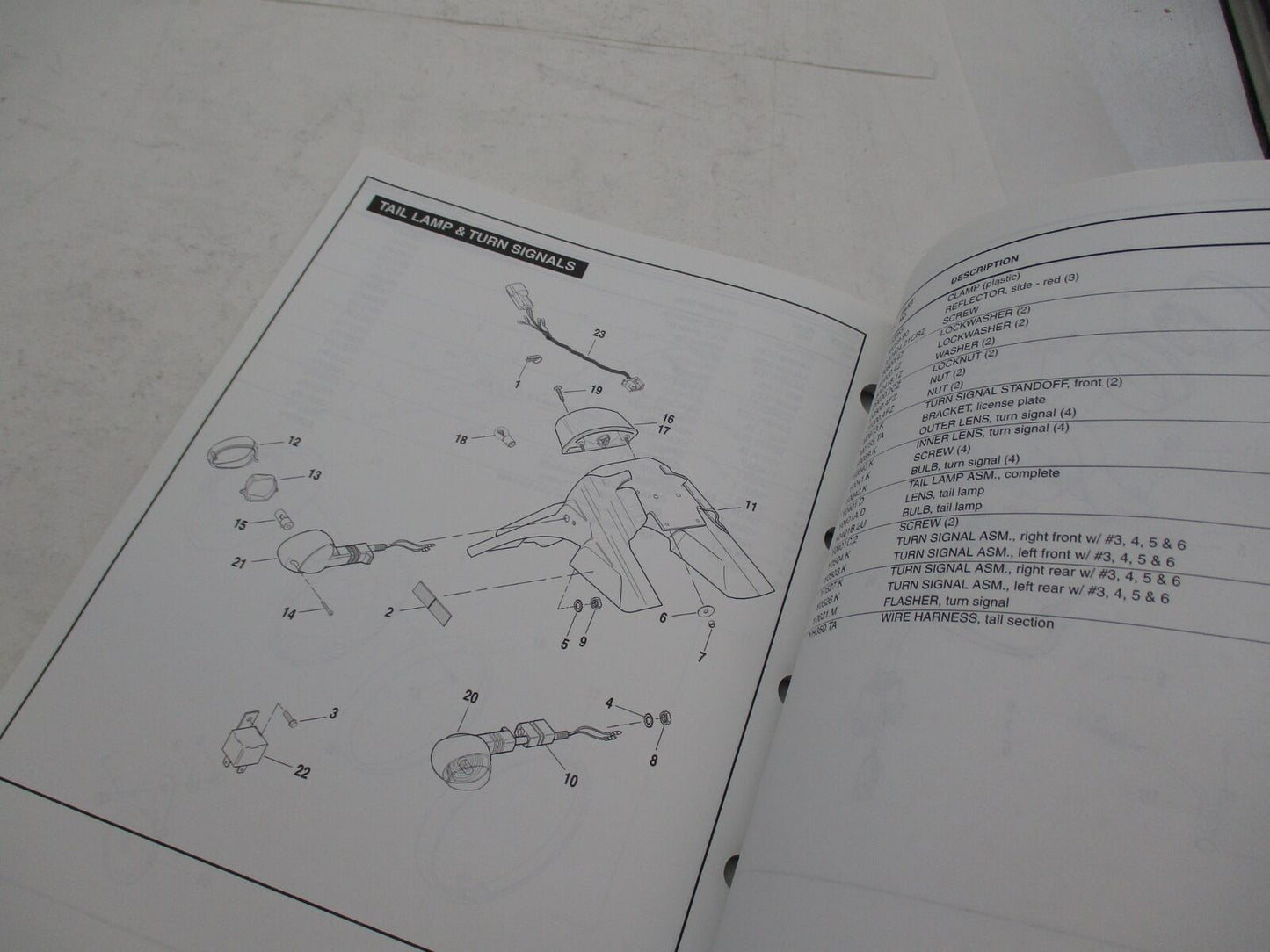 Harley Buell Official 2003 P3 Blast Model Parts Catalog 99573-03Y