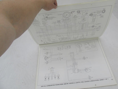 Harley Davidson Official Factory 2004 All Models Wiring Diagrams 99949-04