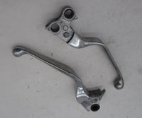 Harley Davidson Genuine Stock Clutch and Brake Hand Control Levers Polished