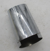 Harley Davidson Slash Cut Chrome 3" Exhaust Tip 6.5" Length