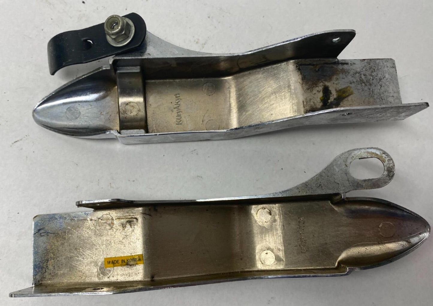 Harley Kuryakyn Chrome Swingarm Axle Covers Pair