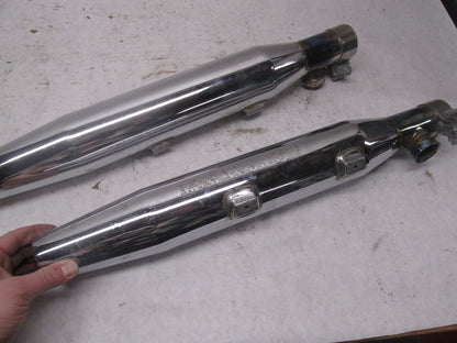 Harley Davidson Genuine Softail Screamin Eagle Mufflers 80410-01, 80409-01