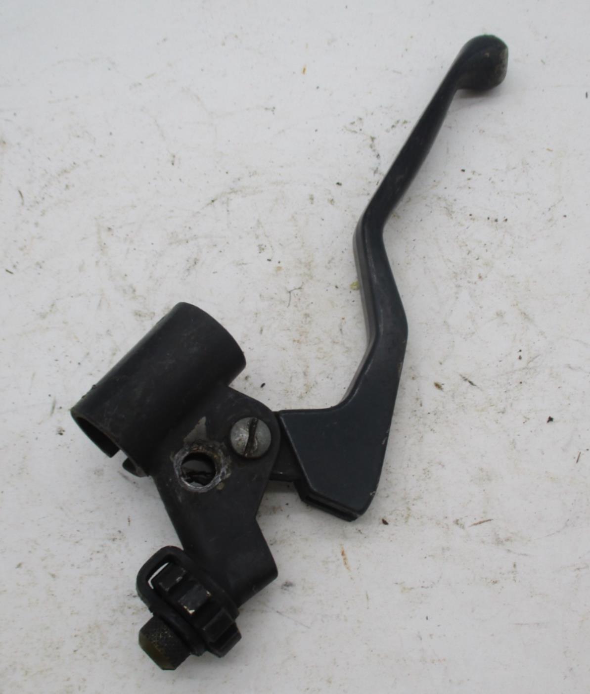 Vintage Motorcycle  Black Clutch Hand Control Lever and Perch Assembly