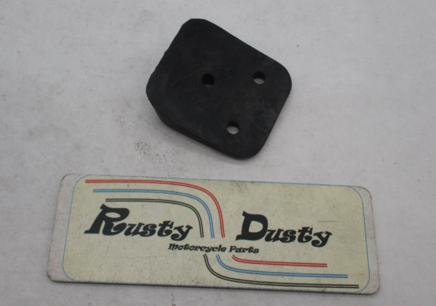 Harley Davidson Dyna Sportster 3 Hole Rubber Wedge Block License Plate Mount