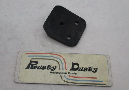 Harley Davidson Dyna Sportster 3 Hole Rubber Wedge Block License Plate Mount