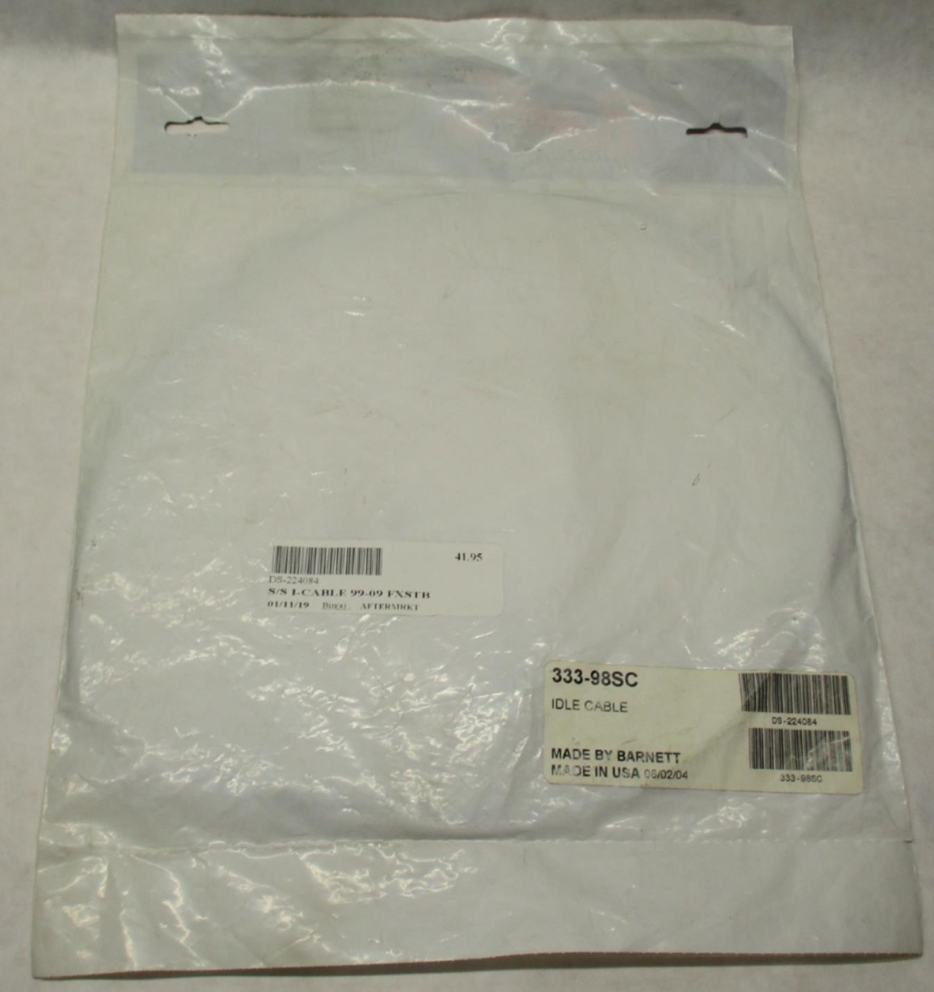 Barnett Harley Davidson S/S Idle Cable 99-09 FXSTB DS-224084