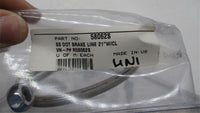 Harley Davidson Stainless Steel Dot Brake Line 21" w/ Clear R58062S