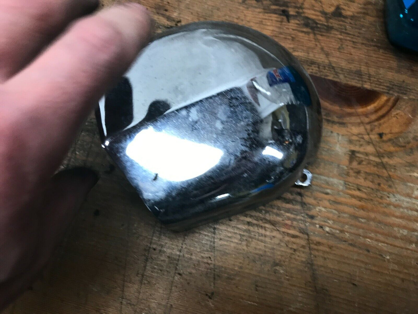 USED OEM Chrome Horn Cover For Harley Touring Street Glide Road King Ultra