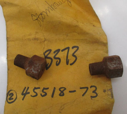 Lot of 2 Harley-Davidson Brake Caliper Outer Hose Fittings 45518-73