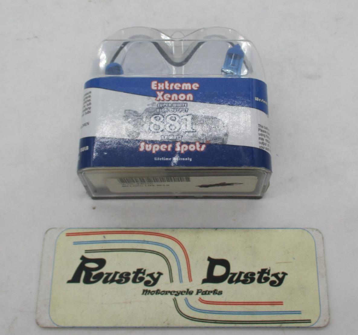 Pair of Extreme Xenon 881 Super Spots Long Life Bulb 27 Watts WIX-44056