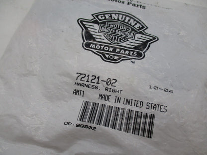 Harley Davidson Genuine NOS Right Wiring Harness 72121-02
