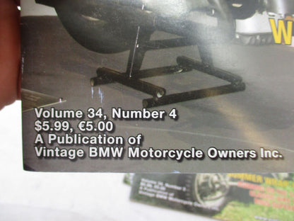 Lot of 3 The Vintage BMW Bulletin Motorcycle Magazine Volume 34