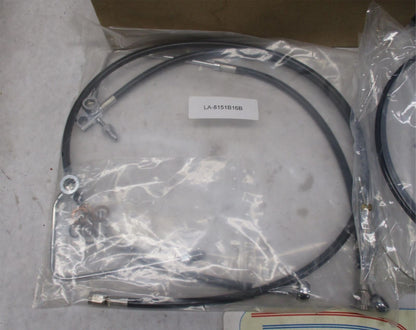 Harley Davidson LA Choppers Ape Hangers Extended Cable Kit  LA-8151KT-16B