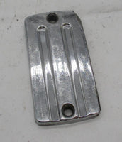 Harley Davidson Chrome Slotted Custom Brake Master Cylinder Top Cap Lid Cover