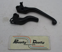 Harley Davidson Pair of Satin Black Hand Control Levers Multi fit