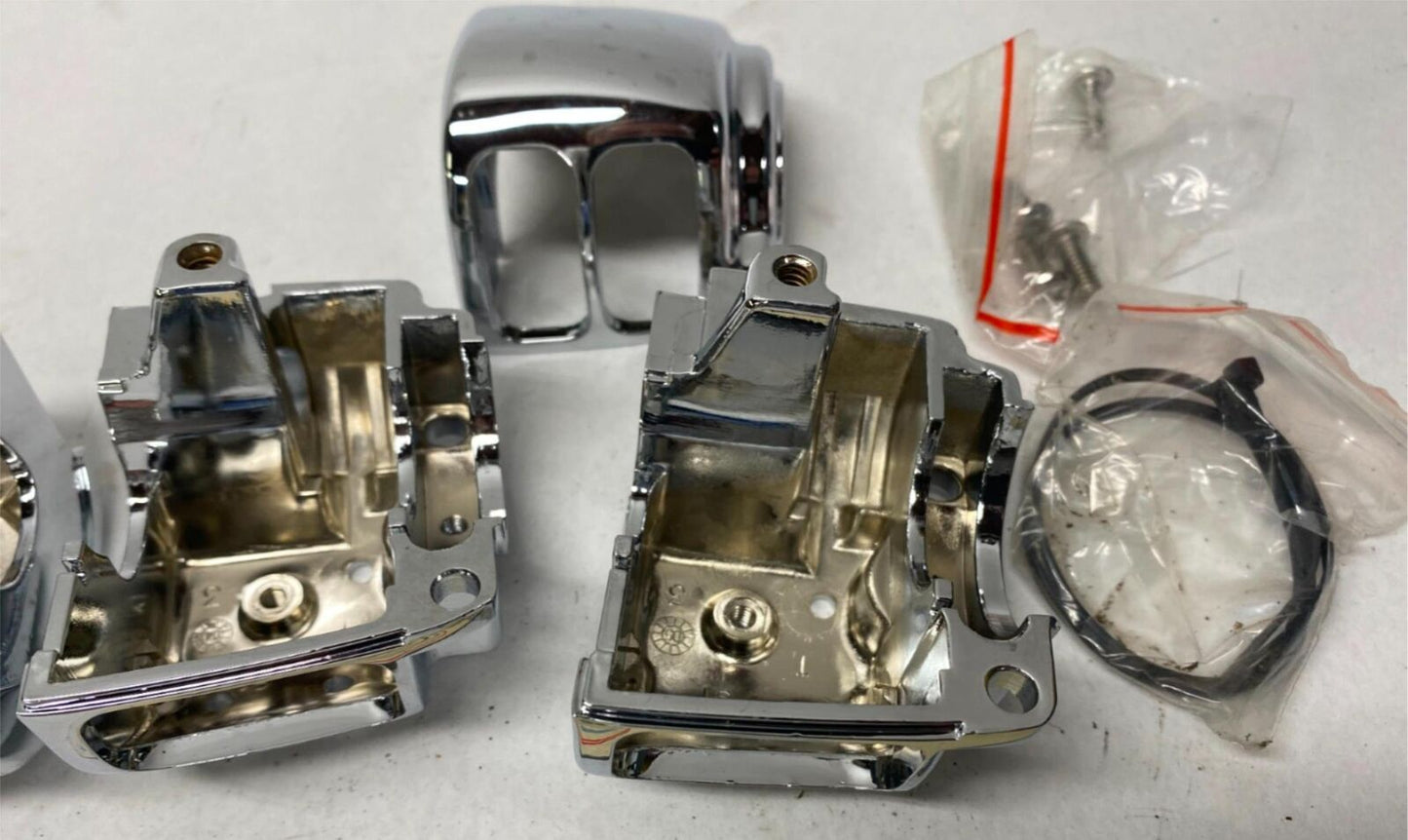 Harley Davison Mixed Lot of Chrome Handle Bar Switch Housing