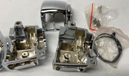 Harley Davison Mixed Lot of Chrome Handle Bar Switch Housing