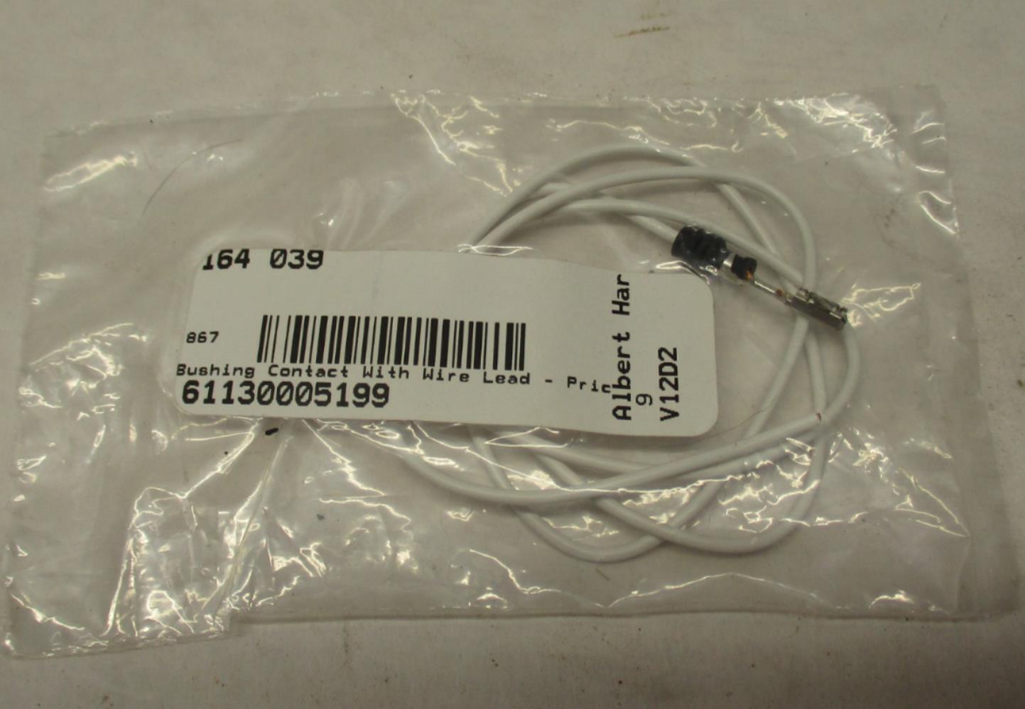 Genuine MINI Cooper Bushing Contact with Wire Lead 61130005199