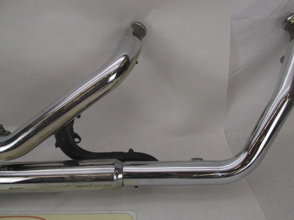Harley Davidson Softail Exhaust System w/ Aftermarket Slash Cut Slip Ons #1
