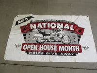 Honda Goldwing GL Open House Motorcycle Shop Advertising Banner 59" X 36"