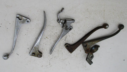 Mixed Lot of Vintage British Motorcycle BSA Norton Hand Control Levers