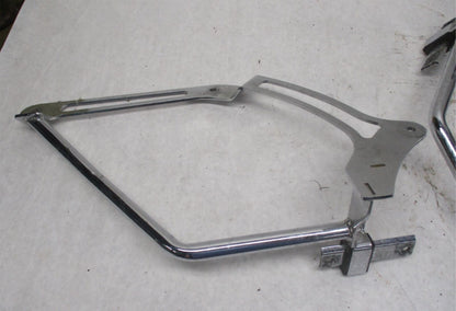 Harley Davidson Chrome Fender Strut Saddlebag Mounting Brackets